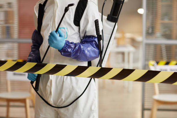 Professional Hoarding Cleanup technician working in Highland, CA